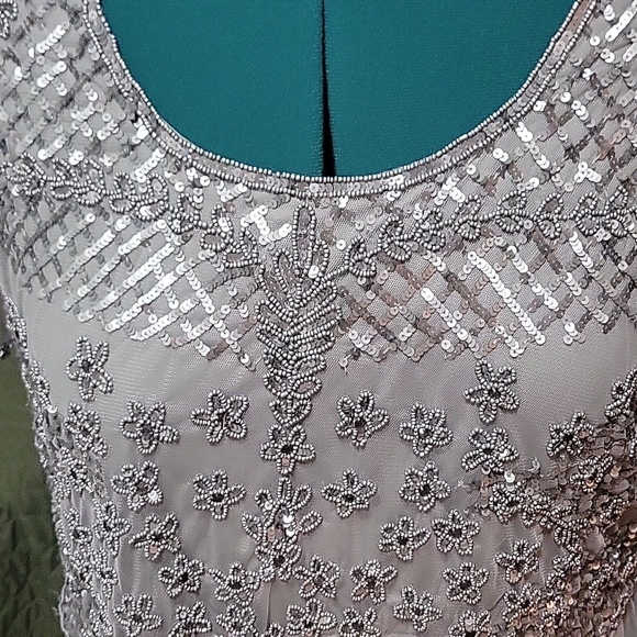 Silver Cocktail Dress - Picture 2 of 5